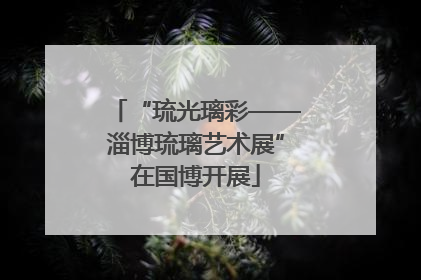 “琉光璃彩——淄博琉璃艺术展”在国博开展