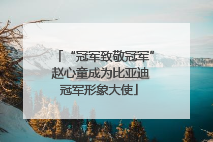“冠军致敬冠军” 赵心童成为比亚迪冠军形象大使