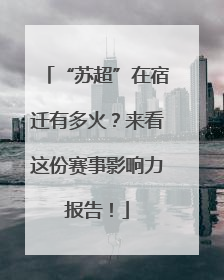 “苏超”在宿迁有多火？来看这份赛事影响力报告！