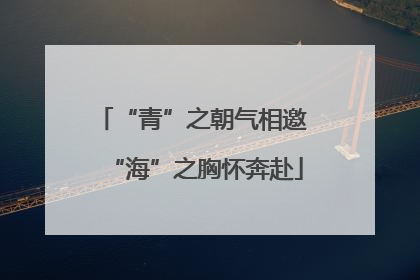“青”之朝气相邀 “海”之胸怀奔赴