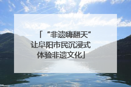 “非遗嗨翻天”让阜阳市民沉浸式体验非遗文化