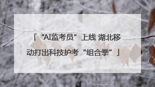“AI监考员”上线 湖北移动打出科技护考“组合拳”