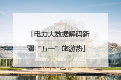 电力大数据解码新疆“五一”旅游热