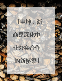 申坤：浙商是深化中非务实合作的新桥梁