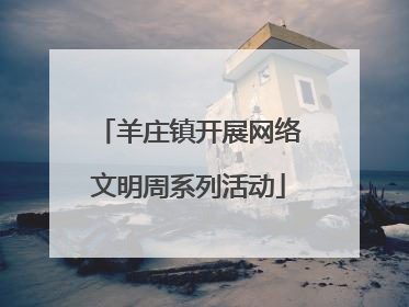 羊庄镇开展网络文明周系列活动