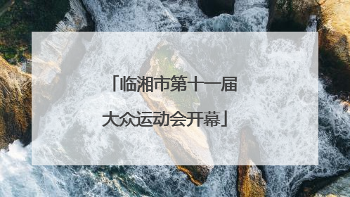 临湘市第十一届大众运动会开幕