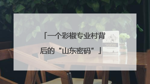 一个彩椒专业村背后的“山东密码”