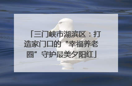 三门峡市湖滨区：打造家门口的“幸福养老圈”守护最美夕阳红