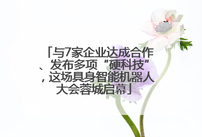与7家企业达成合作、发布多项“硬科技”，这场具身智能机器人大会蓉城启幕