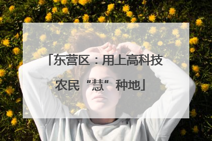 东营区：用上高科技 农民“慧”种地