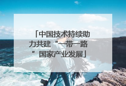 中国技术持续助力共建“一带一路”国家产业发展