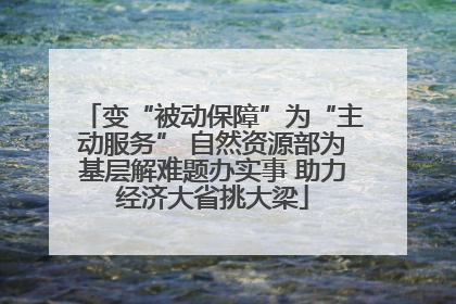 变“被动保障”为“主动服务” 自然资源部为基层解难题办实事 助力经济大省挑大梁