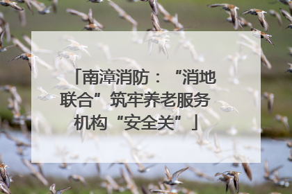 南漳消防：“消地联合”筑牢养老服务机构“安全关”