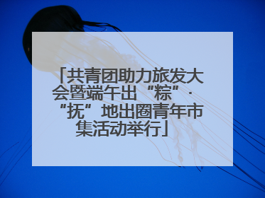 共青团助力旅发大会暨端午出“粽”·“抚”地出圈青年市集活动举行