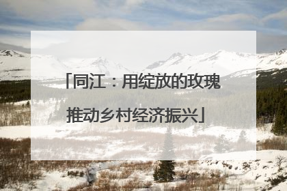 同江：用绽放的玫瑰 推动乡村经济振兴