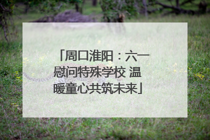 周口淮阳：六一慰问特殊学校 温暖童心共筑未来