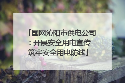 国网沁阳市供电公司：开展安全用电宣传 筑牢安全用电防线