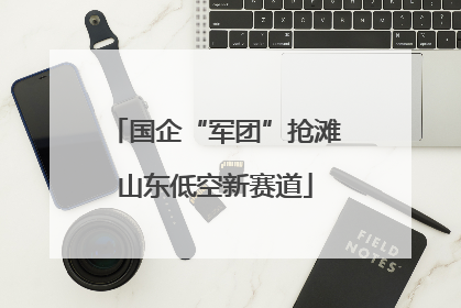 国企“军团”抢滩山东低空新赛道