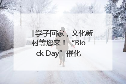 学子回家，文化新村等您来！“Block Day”催化学院式街区新生态