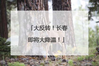 大反转！长春即将大降温！