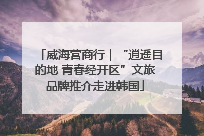 威海营商行｜“逍遥目的地 青春经开区”文旅品牌推介走进韩国