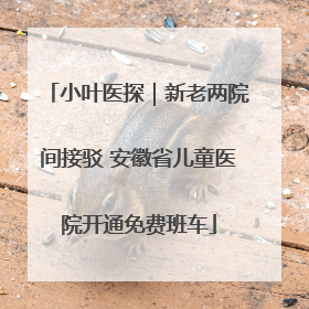 小叶医探｜新老两院间接驳 安徽省儿童医院开通免费班车
