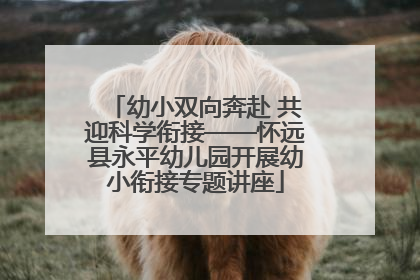 幼小双向奔赴 共迎科学衔接——怀远县永平幼儿园开展幼小衔接专题讲座