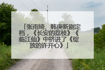 张雨绮、韩庚新剧定档，《长安的荔枝》《临江仙》中挤进了《绽放的许开心》