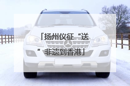 扬州仪征“送”非遗到香港