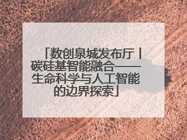 数创泉城发布厅丨碳硅基智能融合——生命科学与人工智能的边界探索