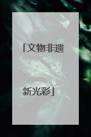 文物非遗新光彩