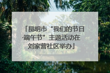昆明市“我们的节日·端午节”主题活动在刘家营社区举办