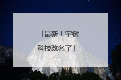 最新！宇树科技改名了