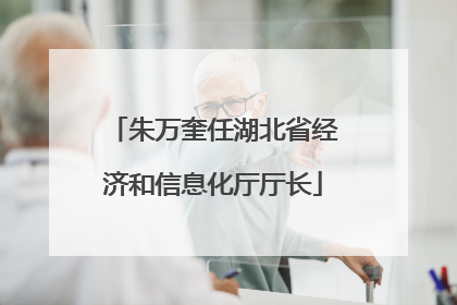 朱万奎任湖北省经济和信息化厅厅长