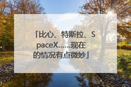 比心、特斯拉、SpaceX……现在的情况有点微妙
