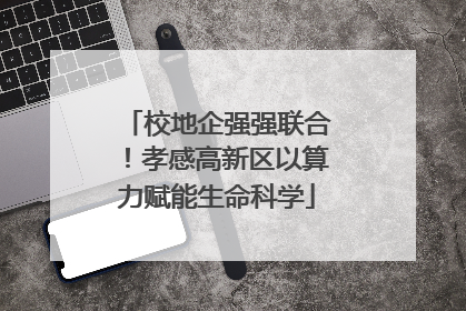 校地企强强联合！孝感高新区以算力赋能生命科学