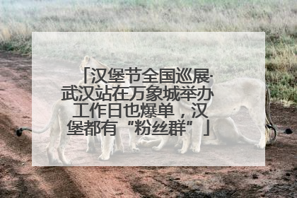 汉堡节全国巡展·武汉站在万象城举办 工作日也爆单，汉堡都有“粉丝群”