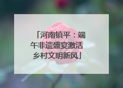 河南镇平：端午非遗盛宴激活乡村文明新风