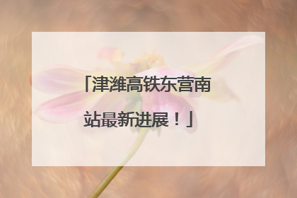 津潍高铁东营南站最新进展！