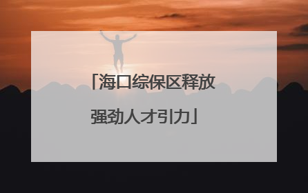 海口综保区释放强劲人才引力
