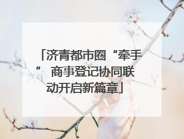 济青都市圈“牵手” 商事登记协同联动开启新篇章