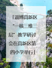 淄博高新区“一核三维三层”教学研讨会在高新区第四小学举行