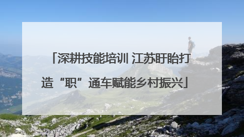 深耕技能培训 江苏盱眙打造“职”通车赋能乡村振兴