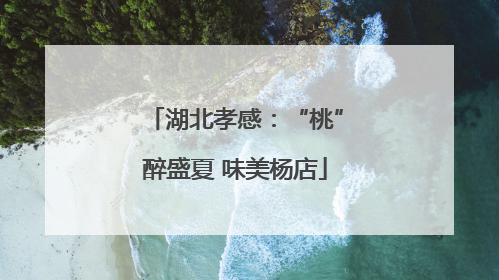 湖北孝感：“桃”醉盛夏 味美杨店