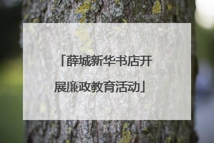 薛城新华书店开展廉政教育活动