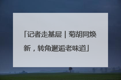 记者走基层｜菊胡同焕新，转角邂逅老味道