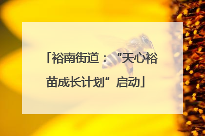裕南街道：“天心裕苗成长计划”启动