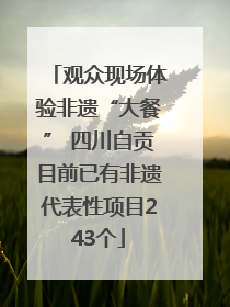 观众现场体验非遗“大餐” 四川自贡目前已有非遗代表性项目243个
