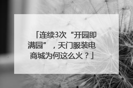 连续3次“开园即满园”，天门服装电商城为何这么火？