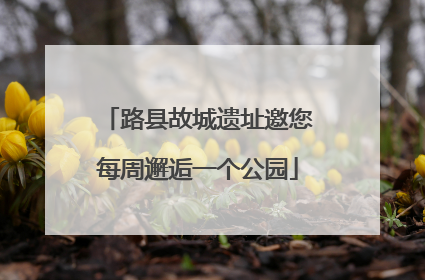 路县故城遗址邀您每周邂逅一个公园